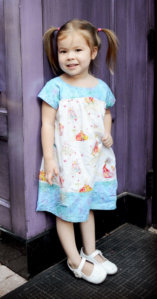 Adorable Oliver + S Ice Cream Dress sewn by Katie @ Creative Counselor